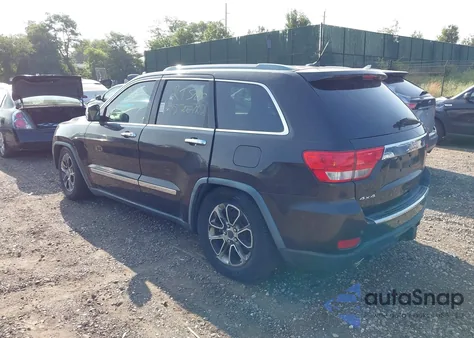 2012 Jeep Grand Cherokee Overland z USA, uszkodzony, nr VIN 1C4RJFCT5CC204132